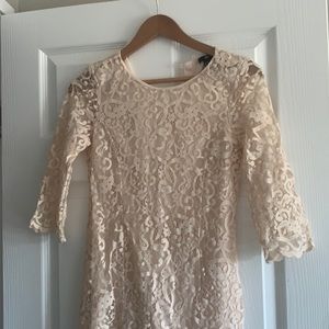 Ivory lace dress